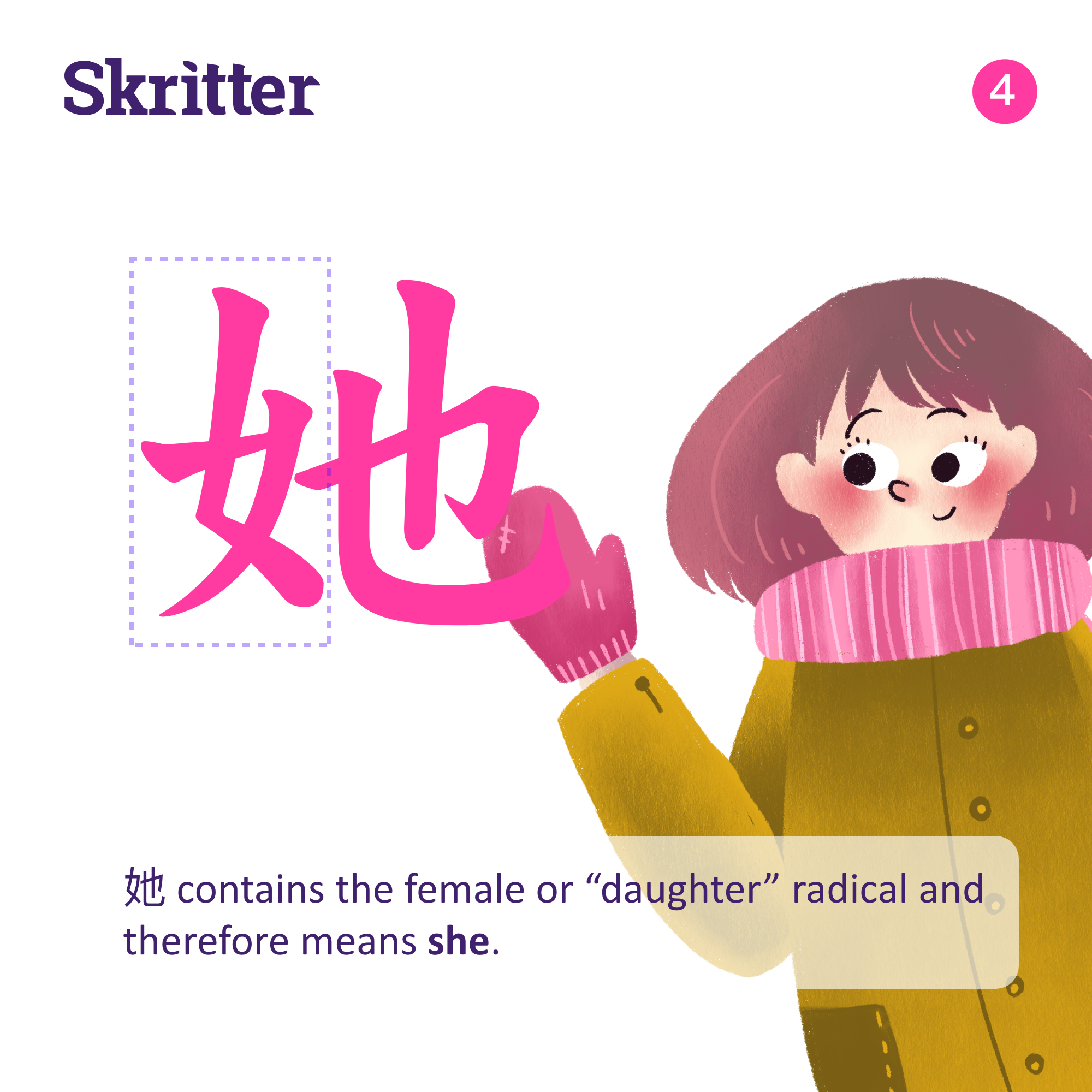 Gender Pronouns in Chinese Which TĀ to use! > Skritter Blog