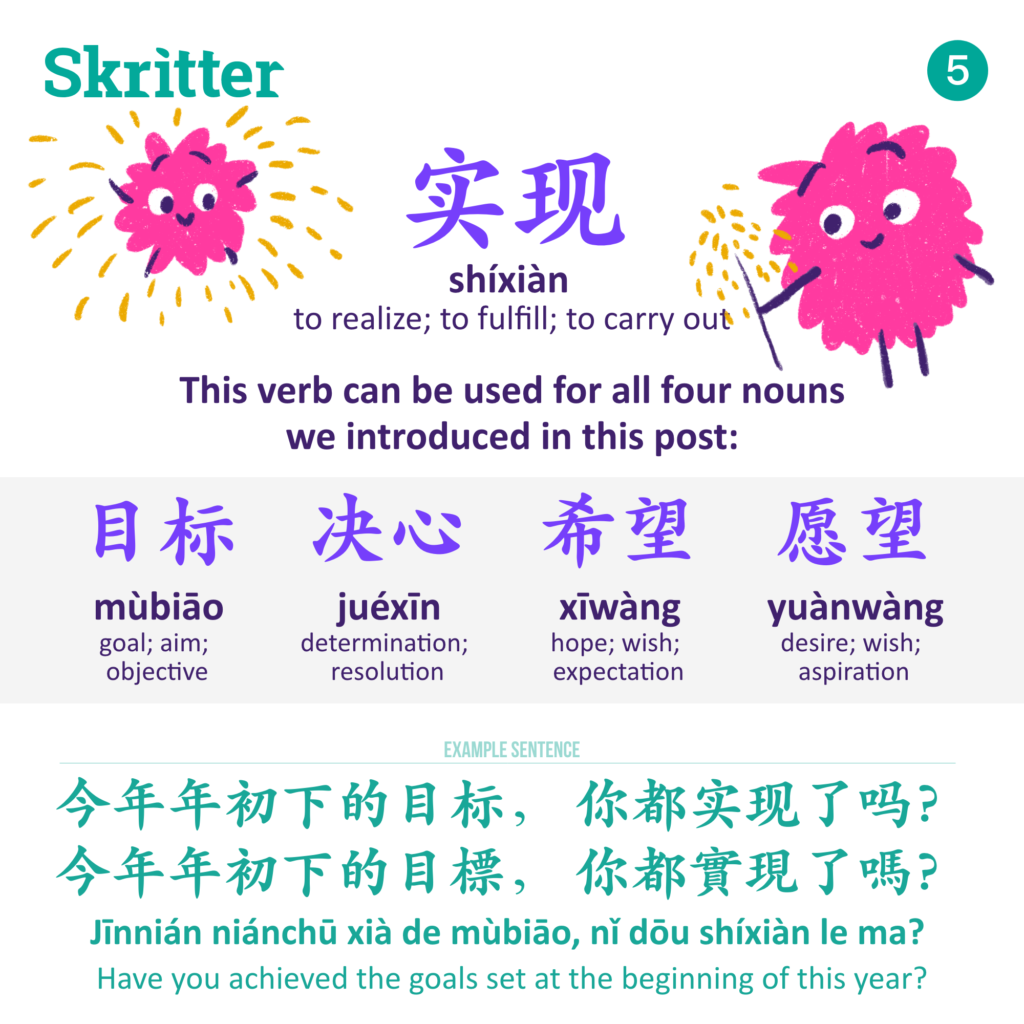 New Year&#039;s Resolutions in Chinese &gt; Skritter Blog